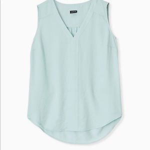 Torrid Mint satin tank Size 3